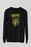 Joel Grind Baskılı Unisex Siyah Sweatshirt