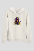 John Cena Baskılı Beyaz Unisex Hoodie