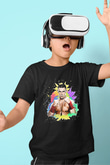 John Cena Baskılı Unisex Siyah Çocuk Tişört - Tshirt