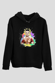 John Cena Baskılı Unisex Siyah Hoodie