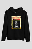 John O'callaghan Siyah Unisex Kapüşonlu Sweatshirt