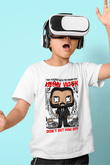 John Wick Baskılı Unisex Beyaz Çocuk Tişört