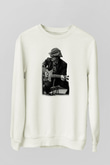 Johnny Depp Beyaz Unisex Sweatshirt