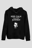 Johnny Depp Siyah Unisex Hoodie