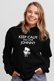 Johnny Depp Siyah Unisex Hoodie