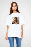 Johnny Depp Unisex Baskılı Beyaz Tişört