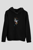 JokerSiyah  Unisex Hoodie