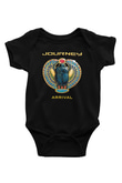 Journey Baskılı Unisex Siyah Bebek Body - Zıbın