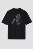 Joy Division Siyah Unisex Oversize Tişört T-Shirt
