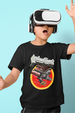 Judas Priest Baskılı Siyah Unisex Çocuk Tişört