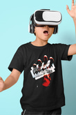 Judas Priest Baskılı Siyah Unisex Çocuk Tişört