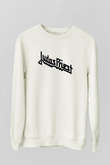 Judas Priest Beyaz Unisex Sweatshirt