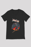 Judas Priest Siyah Unisex V Yaka Tişört T-Shirt