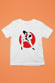 Judo Baskılı Beyaz Unisex Çocuk Tişört