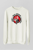Judo Beyaz Unisex Sweatshirt