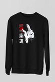 Judo Siyah Unisex Sweatshirt