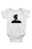 Juice Wrld Baskılı Beyaz Unisex Bebek Body - Zıbın