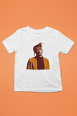 Juice Wrld Baskılı Beyaz Unisex Beyaz Çocuk Tişört - Tshirt