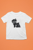 Juice Wrld Baskılı Beyaz Unisex Beyaz Çocuk Tişört - Tshirt