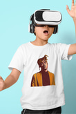 Juice Wrld Baskılı Beyaz Unisex Beyaz Çocuk Tişört - Tshirt