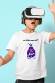 Juice Wrld Baskılı Beyaz Unisex Beyaz Çocuk Tişört - Tshirt
