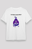 Juice Wrld Baskılı Unisex Beyaz Tişört - Tshirt