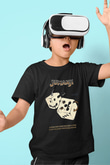 Jumanji Baskılı Unisex Siyah Çocuk Tişört - Tshirt