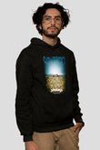 Jumanji Baskılı Unisex Siyah Hoodie