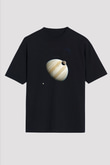 Jüpiter Fotoğraf Baskılı Unisex Oversize Tişört - Tshirt