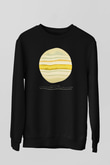 Jüpiter Siyah Unisex Sweatshirt