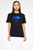 Jüpiter Siyah Unisex Tişört T-Shirt - TişörtFabrikası