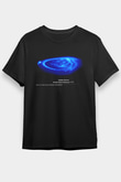 Jüpiter Siyah Unisex Tişört T-Shirt - TişörtFabrikası