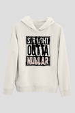 Jurassic Park Beyaz Unisex Hoodie