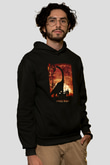 Jurassic Park Siyah Unisex Hoodie