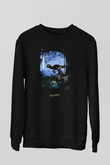 Jurassic Park Siyah Unisex Sweatshirt