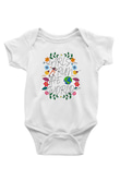 Kadınlar Günü Baskılı Beyaz Unisex Bebek Body - Zıbın