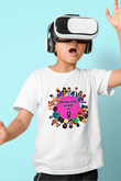 Kadınlar Günü Baskılı Beyaz Unisex Beyaz Çocuk Tişört - Tshirt