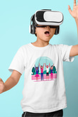 Kadınlar Günü Baskılı Beyaz Unisex Beyaz Çocuk Tişört - Tshirt