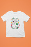 Kadınlar Günü Baskılı Beyaz Unisex Beyaz Çocuk Tişört - Tshirt