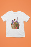 Kadınlar Günü Baskılı Beyaz Unisex Beyaz Çocuk Tişört - Tshirt