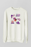 Kadınlar Günü Baskılı Beyaz Unisex Sweatshirt