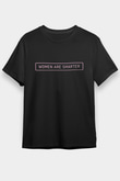 Kadınlar Günü Baskılı Unisex Siyah Tişört - Tshirt