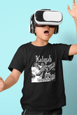 Kalmah Baskılı Unisex Siyah Çocuk Tişört - Tshirt