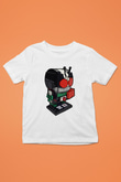 Kamen Rider Lego Baskılı Beyaz Unisex Çocuk Tişört