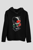 Kamen Rider Lego Baskılı Siyah Unisex Hoodie