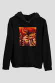 Kanaviçe Siyah Unisex Hoodie