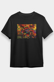 Kanaviçe Siyah Unisex Tişört T-Shirt - TişörtFabrikası