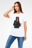 Kane Unisex Baskılı Beyaz Tişört - Tshirt
