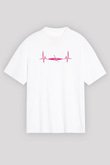 Kano Baskılı Unisex Beyaz Oversize Tişört - Tshirt