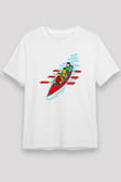 Kano Baskılı Unisex Beyaz Tişört - Tshirt